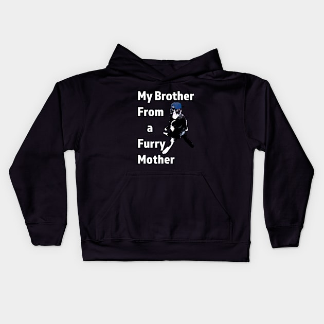 Brother from another mother cat design Kids Hoodie by Dead but Adorable by Nonsense and Relish